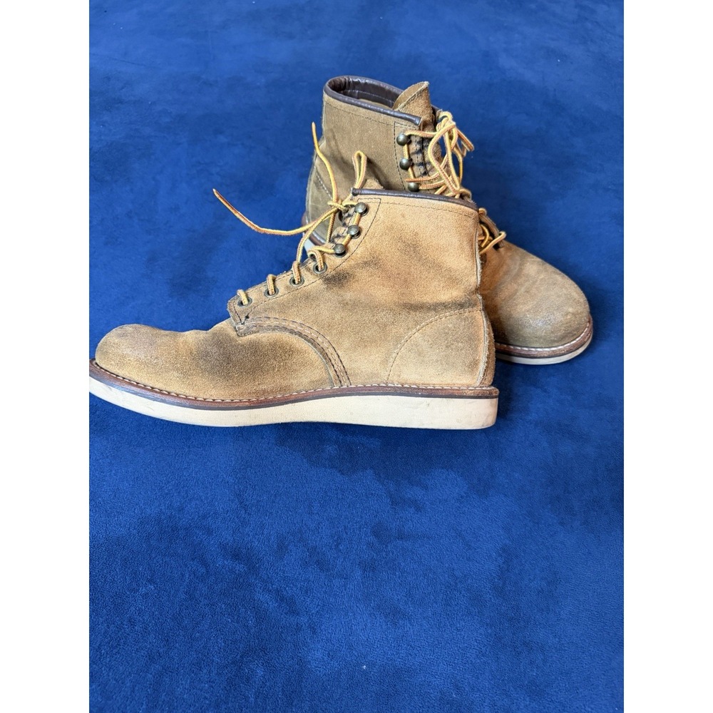 Vtg Red Wing Heritage Rover Boots Muleskinner Roughout Leather 2953 Mens 7.5D - Picture 3 of 15